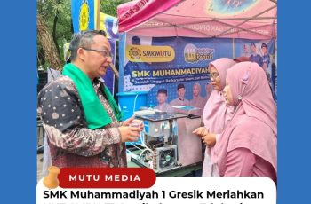 SMK Muhammadiyah 1 Gresik Meriahkan HUT SMPN 17 Gresik dengan Edukasi Vokasi, Fashion Show, dan Praktik Industri